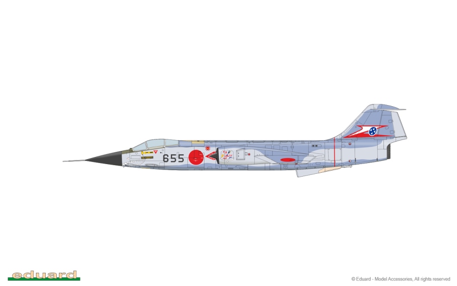 Eduard 1//48 Modèle Kit 11130 Eiko Lockheed F-104J Starfighter en JAPONAIS Service