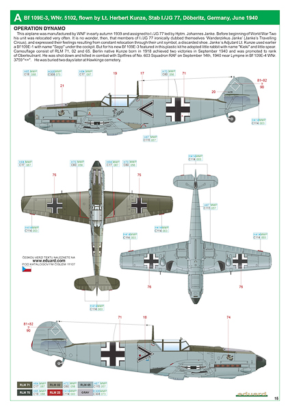Adlerangriff“ – Eduard 11107 – 1/32 – Kitchecker Modell Journal