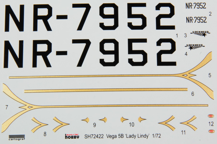 Vega 5 „Lady Lindy“ – Special Hobby SH72422 – 1/72 – Kitchecker