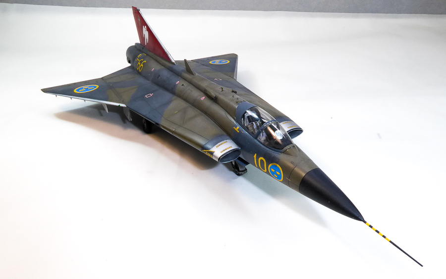 Saab J 35 Draken Kitchecker Modell Journal