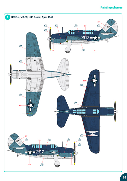 HPH Models 1/32 SB2C-4 Helldiver (HPH32036R