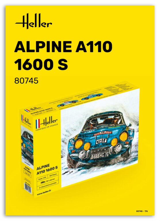 Heller 80745 - Maquette Alpine A110 1600