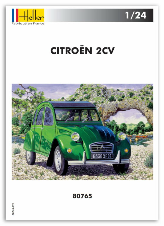 Maquette Voiture Citroen 2 CV - 1/24 - Heller 80765