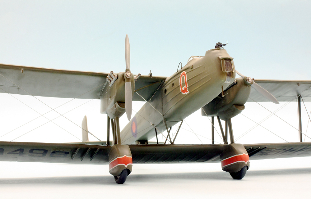 Handley Page Heyford RAF Bomber 1941 WW2 WWII Colorized 4x6