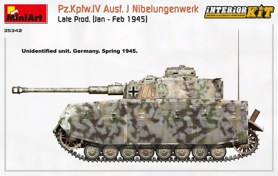 Pz.Kpfw.IV Ausf. J Nibelungenwerk – MiniArt 35342 – 1/35