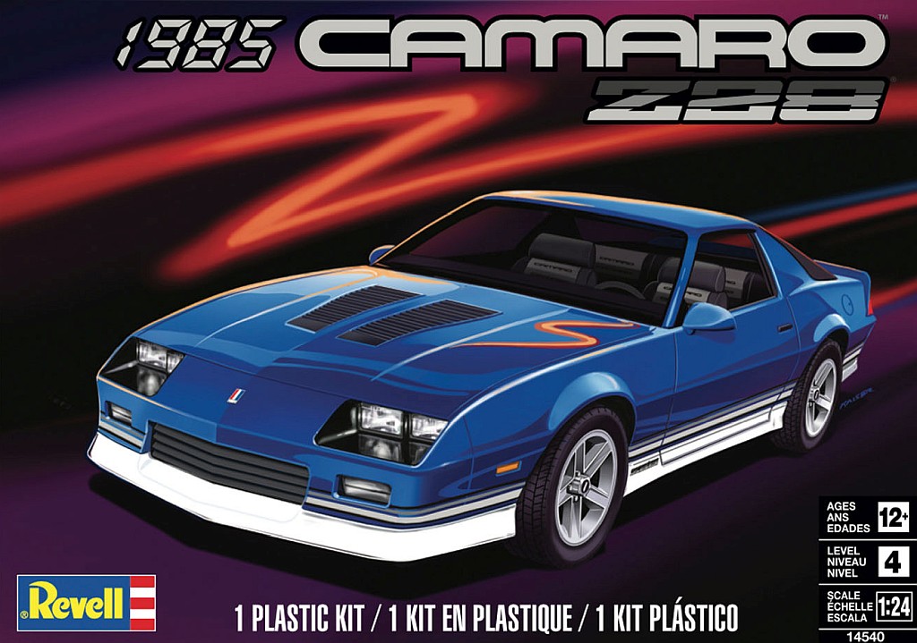 Kit De Maquette Revell 1/24 Chevrolet Camaro Z28 1985 - À Monter Et Peindre, Réf. 4540