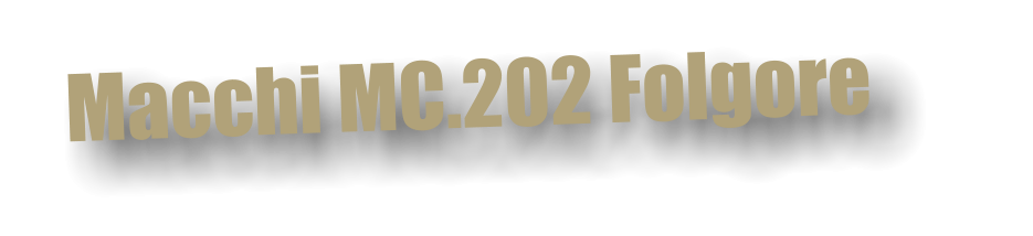 Macchi MC.202 Folgore