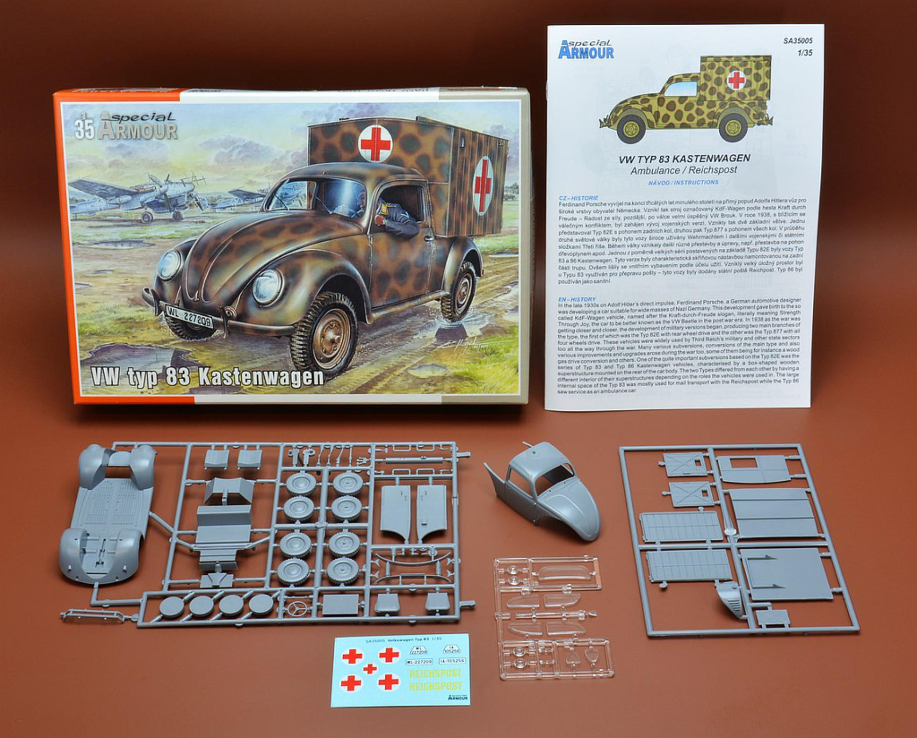 Modèle Réduit VW Lieferwagen Typ 83 Reichspost 1:43 - Vitesse - Année 1993 - Occasion