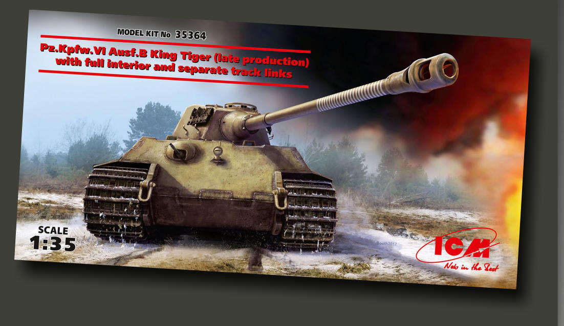Icm 35364 Pz Kpfw Vi Ausf B King Tiger Late With Full