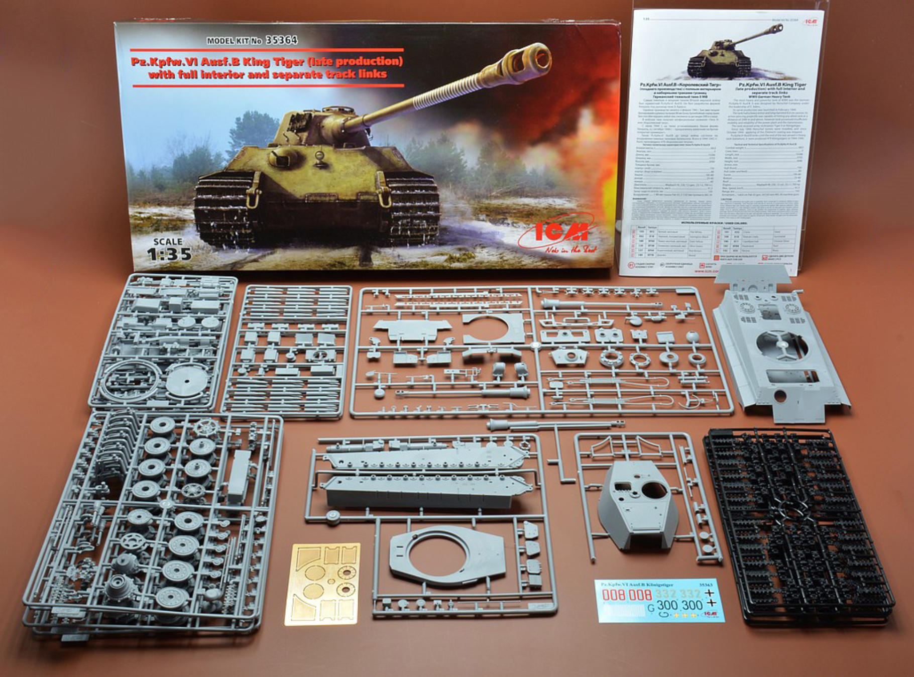 Icm 35364 Pz Kpfw Vi Ausf B King Tiger Late With Full