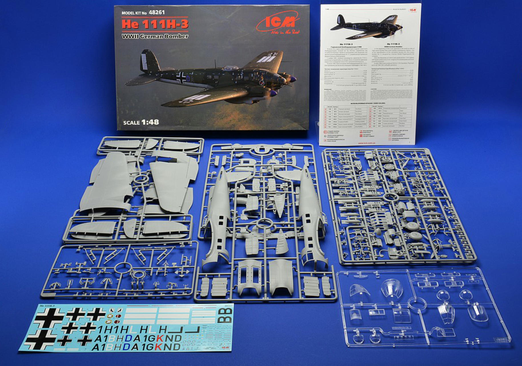 ICM 48261 - He 111H-3 WWII German Bomber 1/48