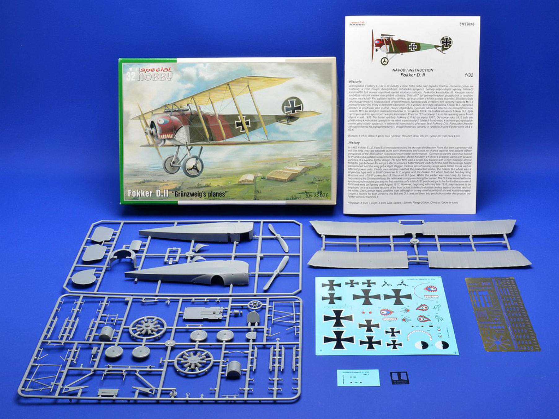 Special Hobby - SH32076 - Fokker D. II “Grünzweig´s planes” 1/32