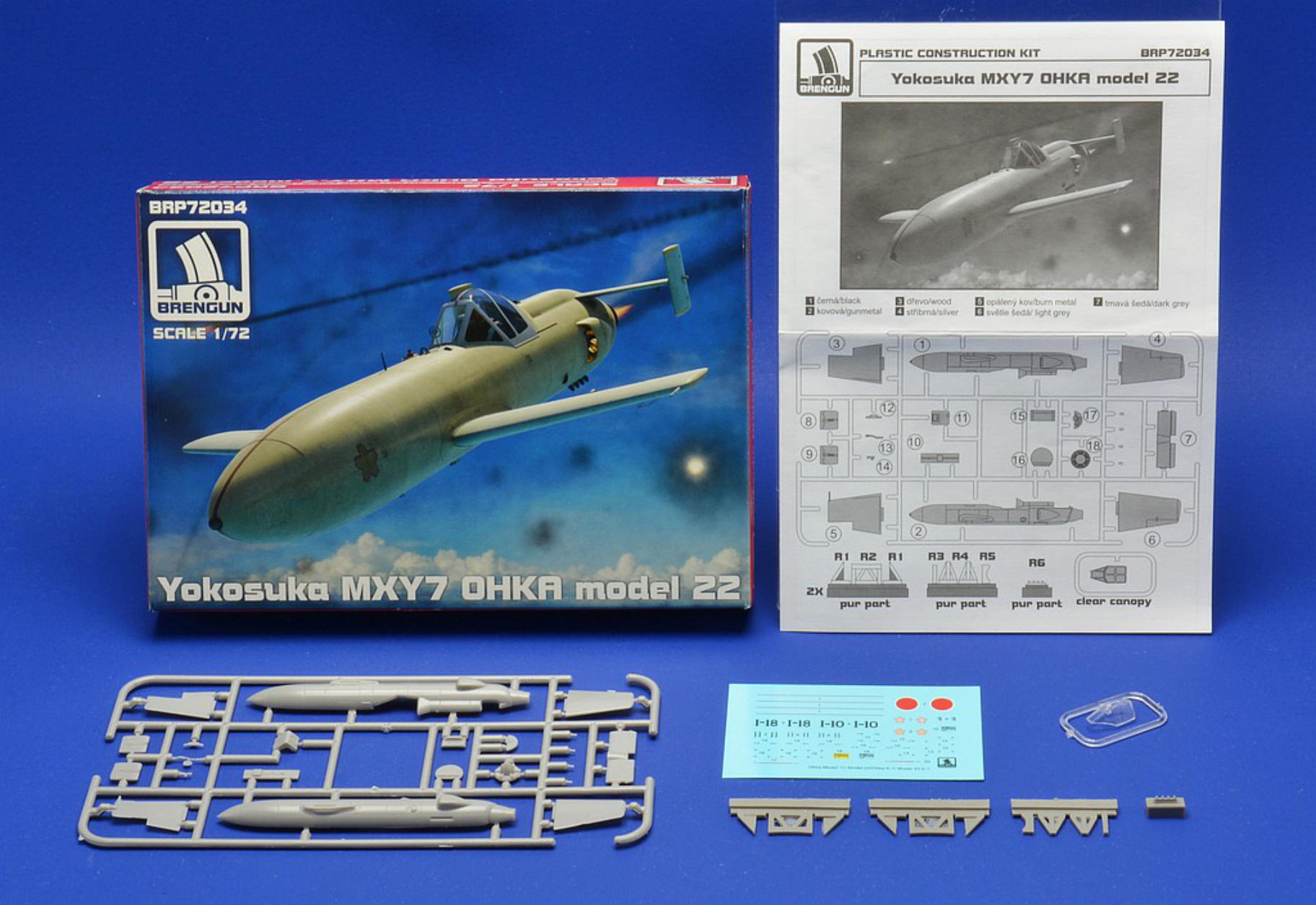 Brengun BRP72034 - Yokosuka MXY-7 Ohka model 22 1/72