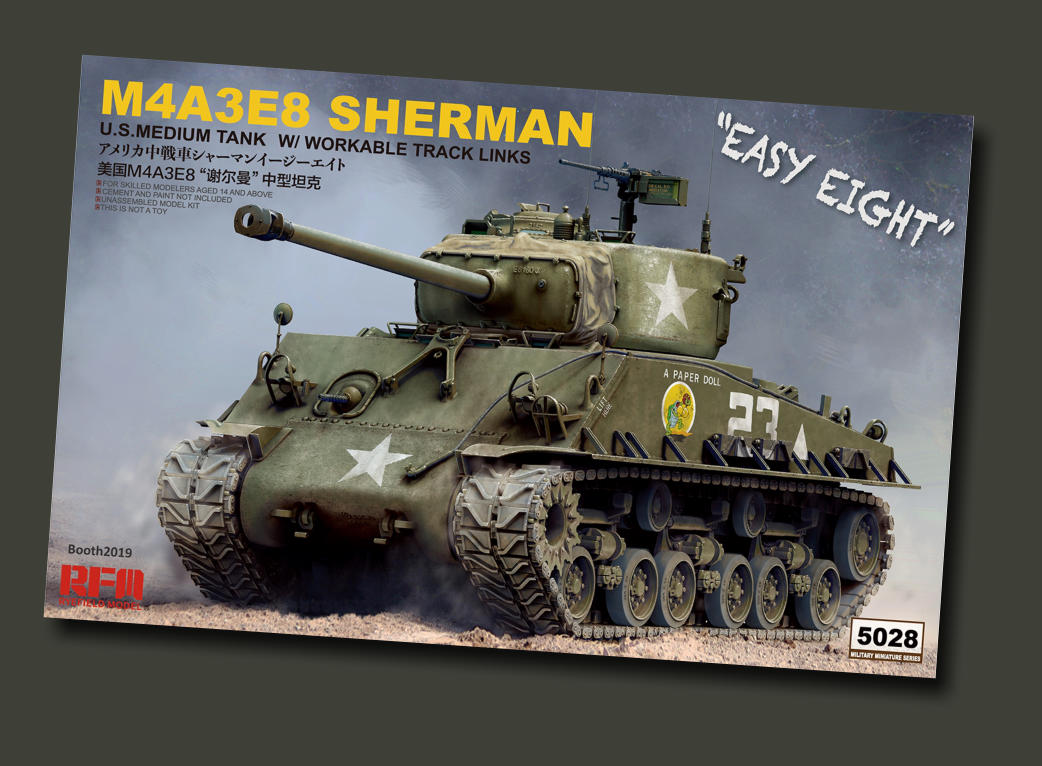 Ryefield Model 5028 M4a3e8 Sherman Easy Eight 1 35